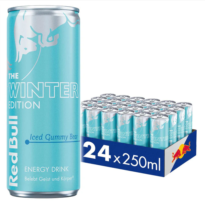 3x Red Bull - Iced Gummy Bear - 250ml
