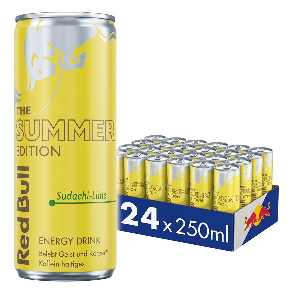 3x Red Bull -Sudachi-Lime - 250ml