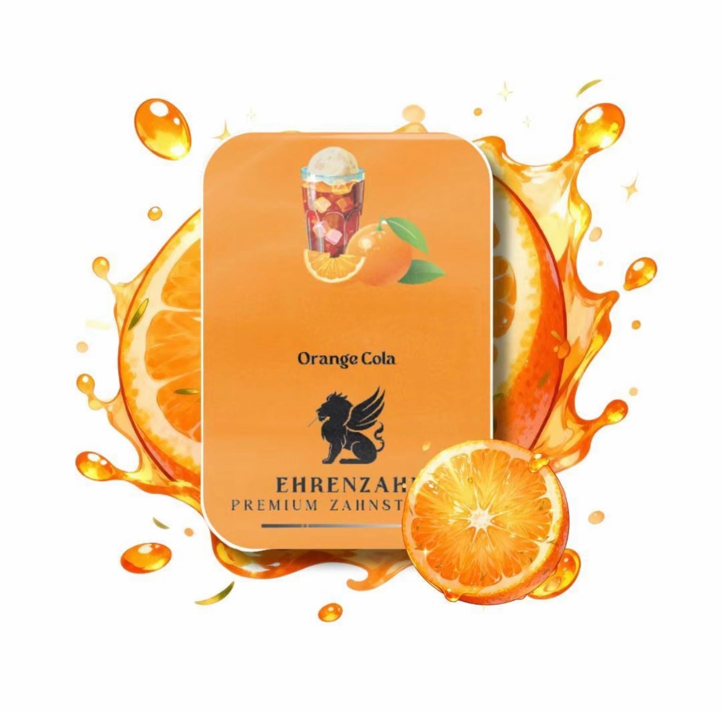 Ehrenzahn Zahnstocher mit Orange Cola Geschmack