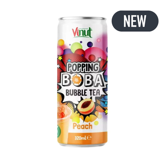 Vinut - Bubble Tea - Peach 320ml