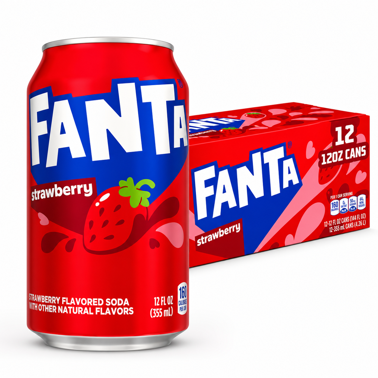 12x Fanta USA - Strawberry 355ml
