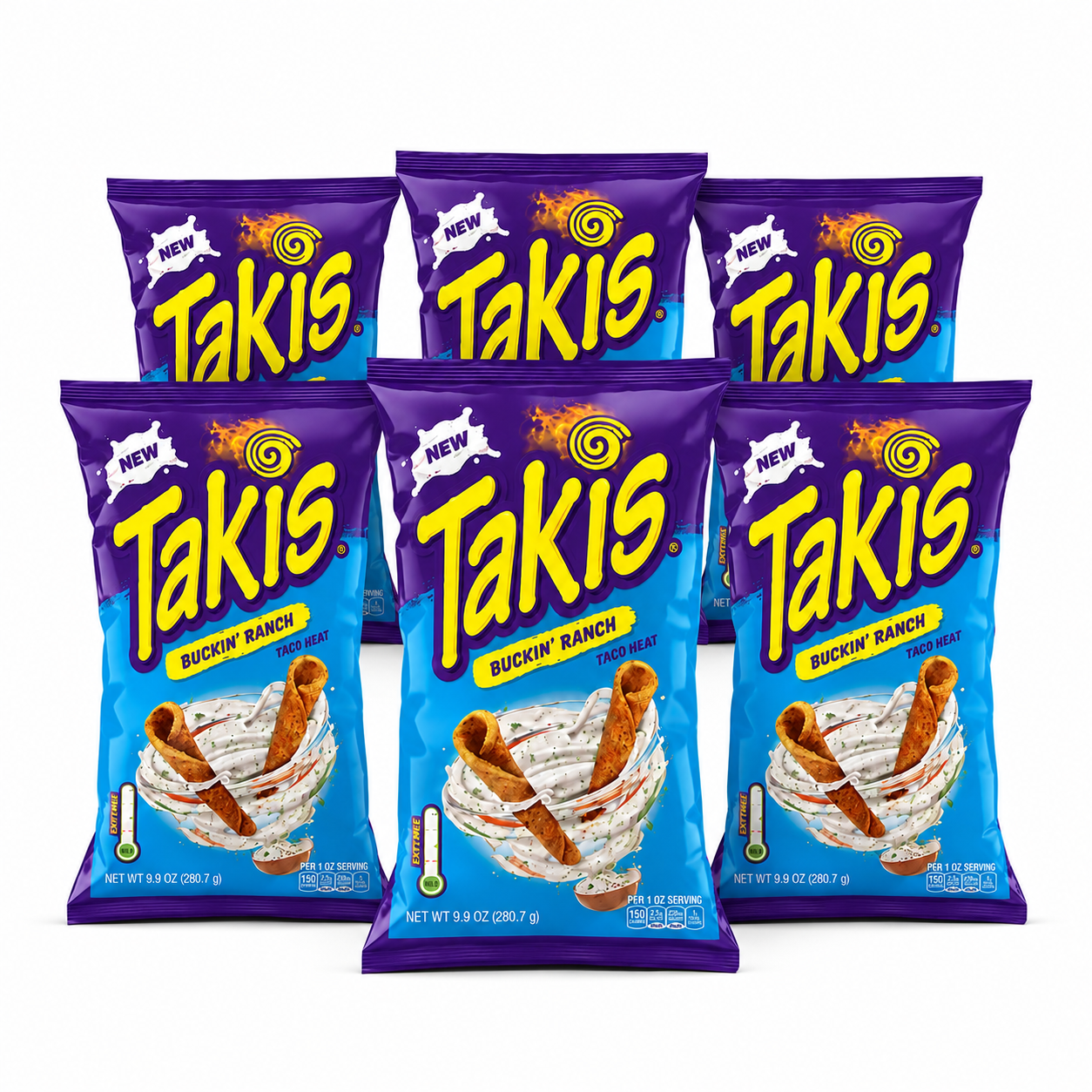 6x Takis - Buckin Ranch 100g