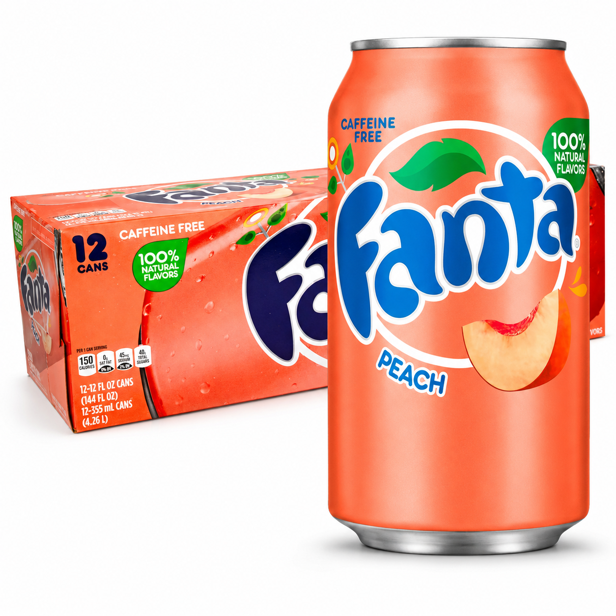 12x Fanta USA - Peach 355ml