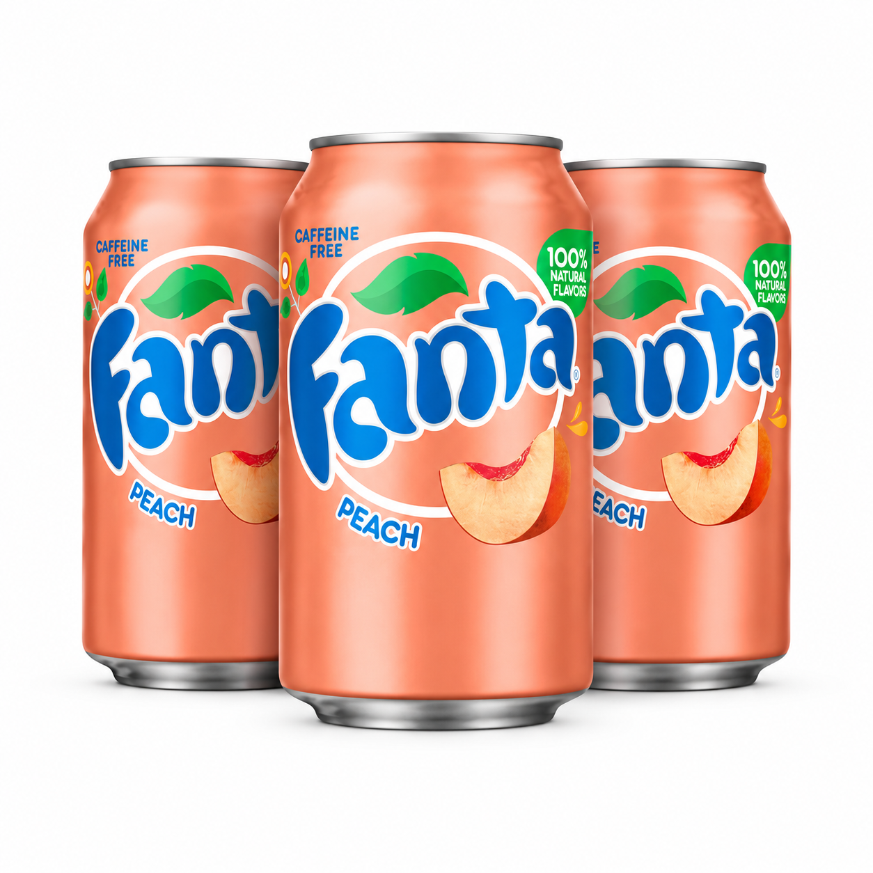 3x Fanta USA - Peach 355ml