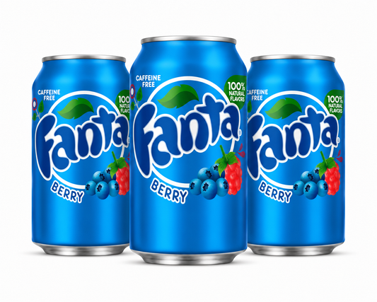 3x Fanta USA - Berry 355ml