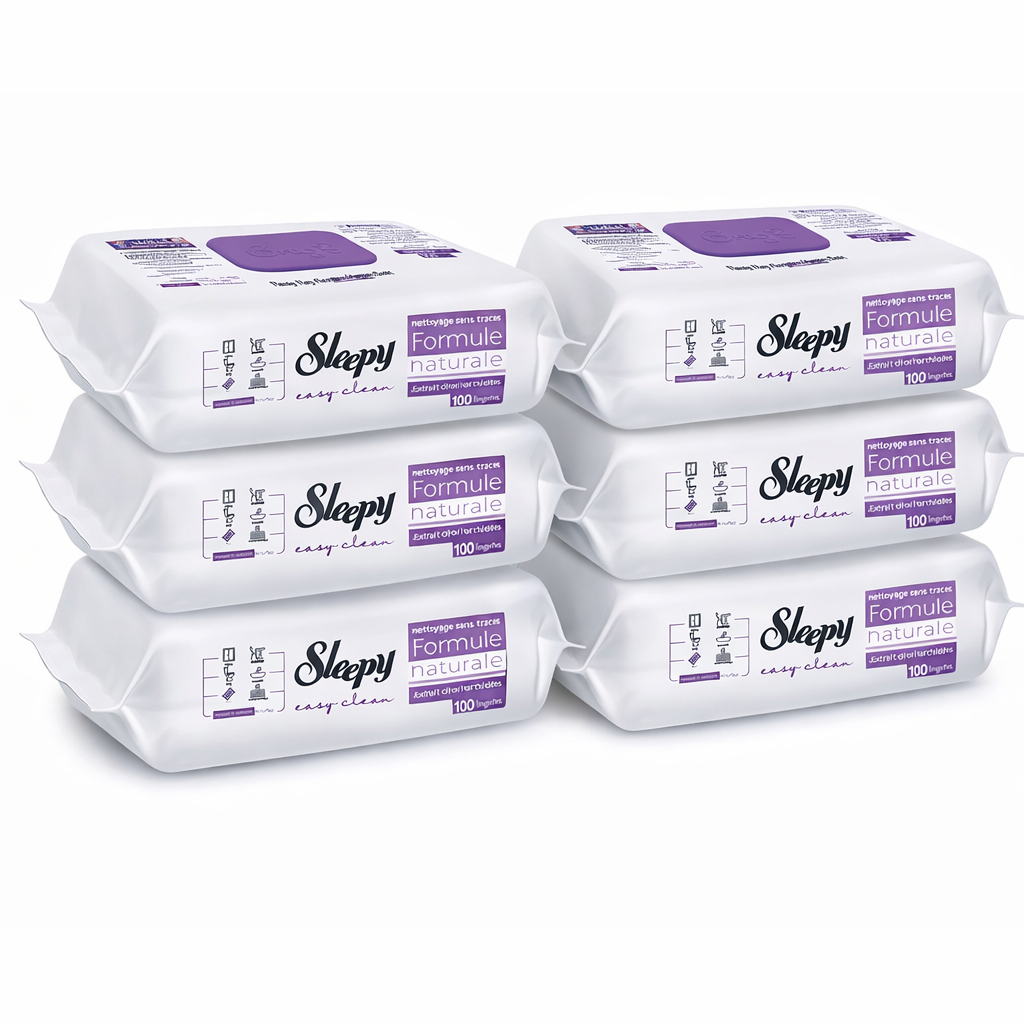 6x Sleepy Reinigungstücher - Orchideengarten