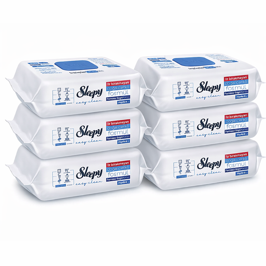 6x Sleepy Reinigungstücher - Blauer Fichtenduft