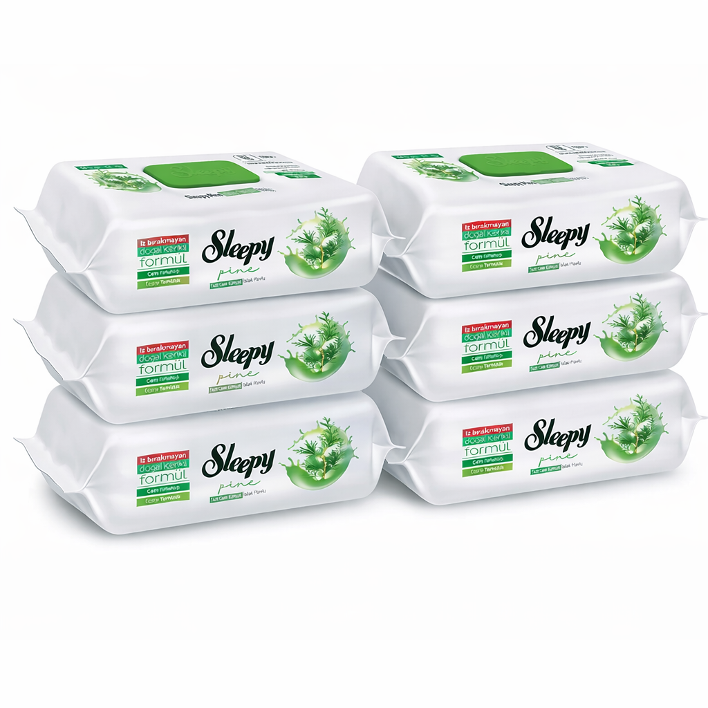 6x Sleepy Reinigungstücher - Frische Kiefer