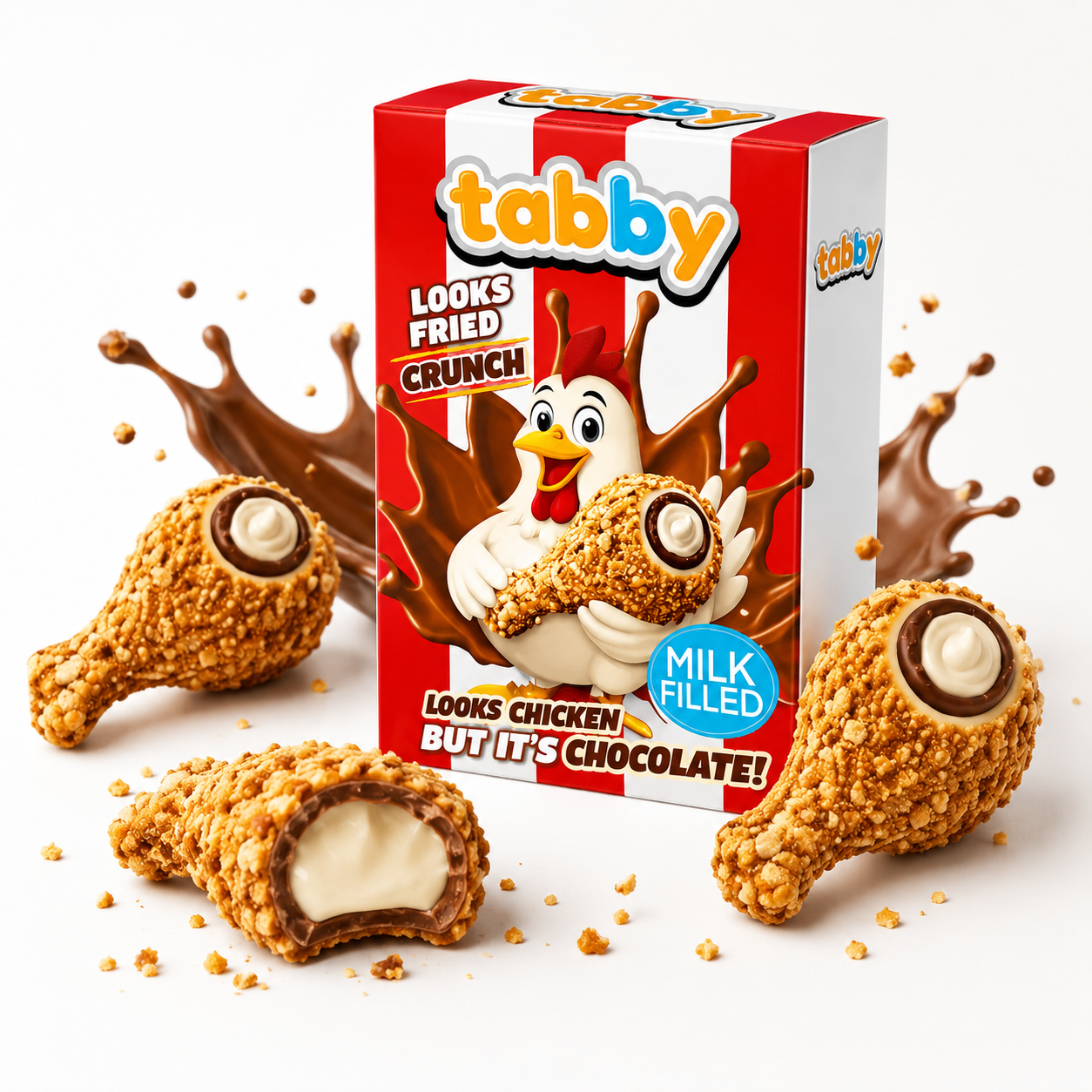 3x Tabby - Caramelised Crumble Chocolate