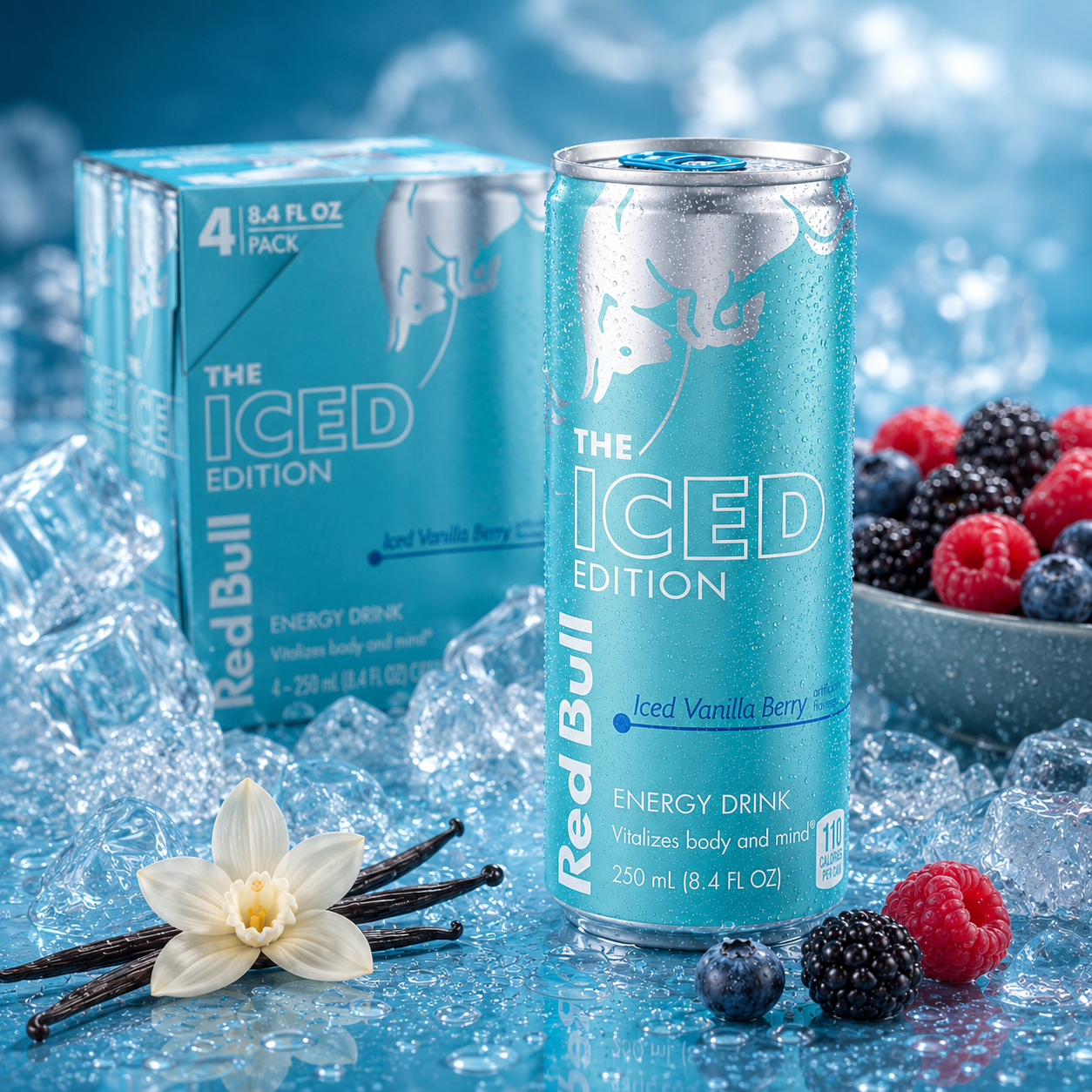 24x Red Bull - Iced Vanilla Berry - 250ml
