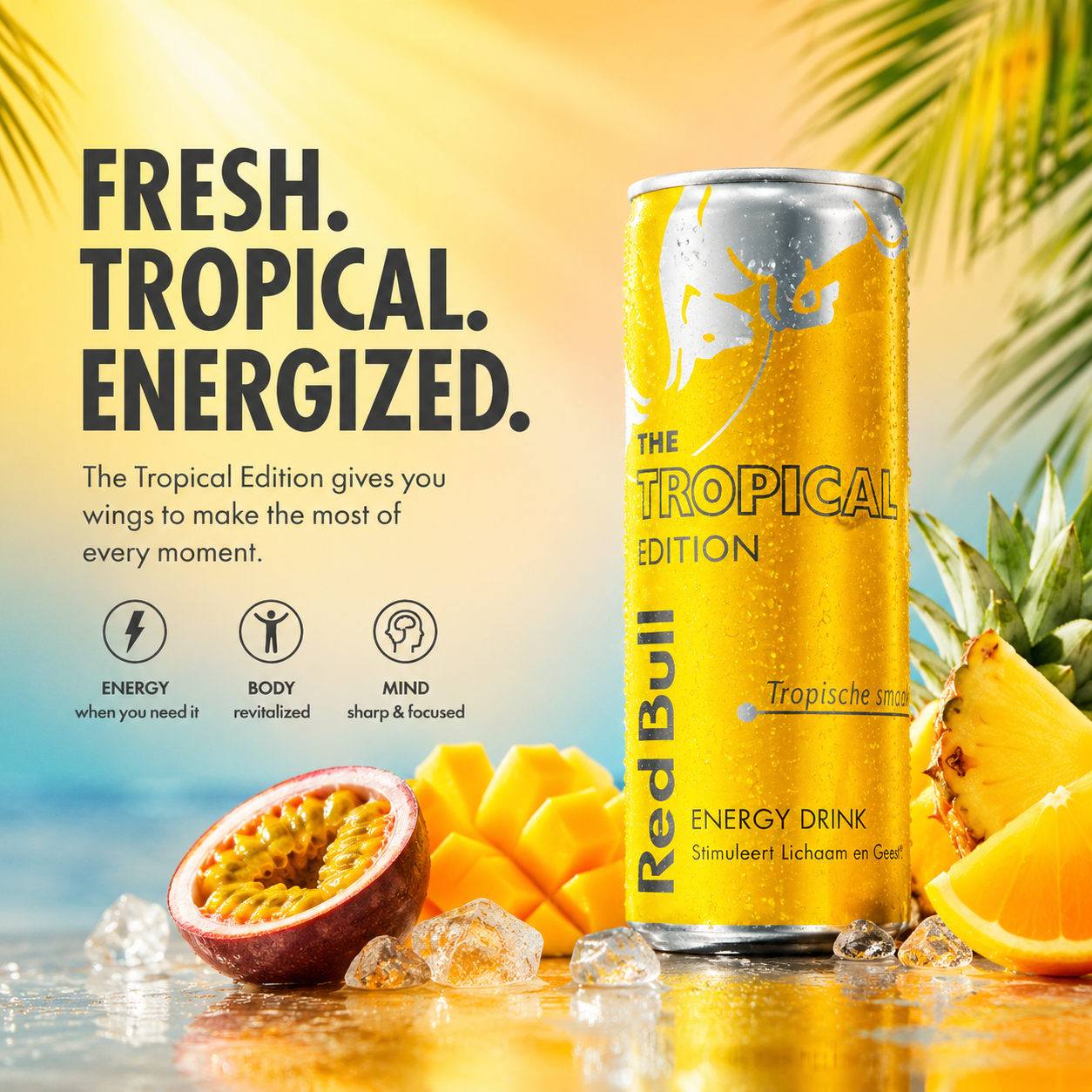 24x Red Bull - Tropical - 250ml