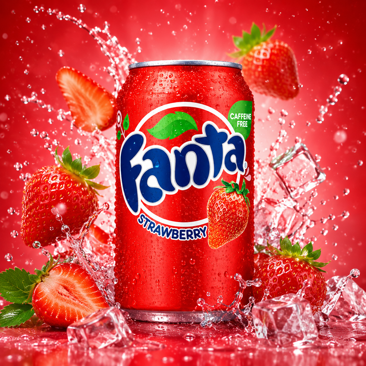 3x Fanta USA - Strawberry 355ml