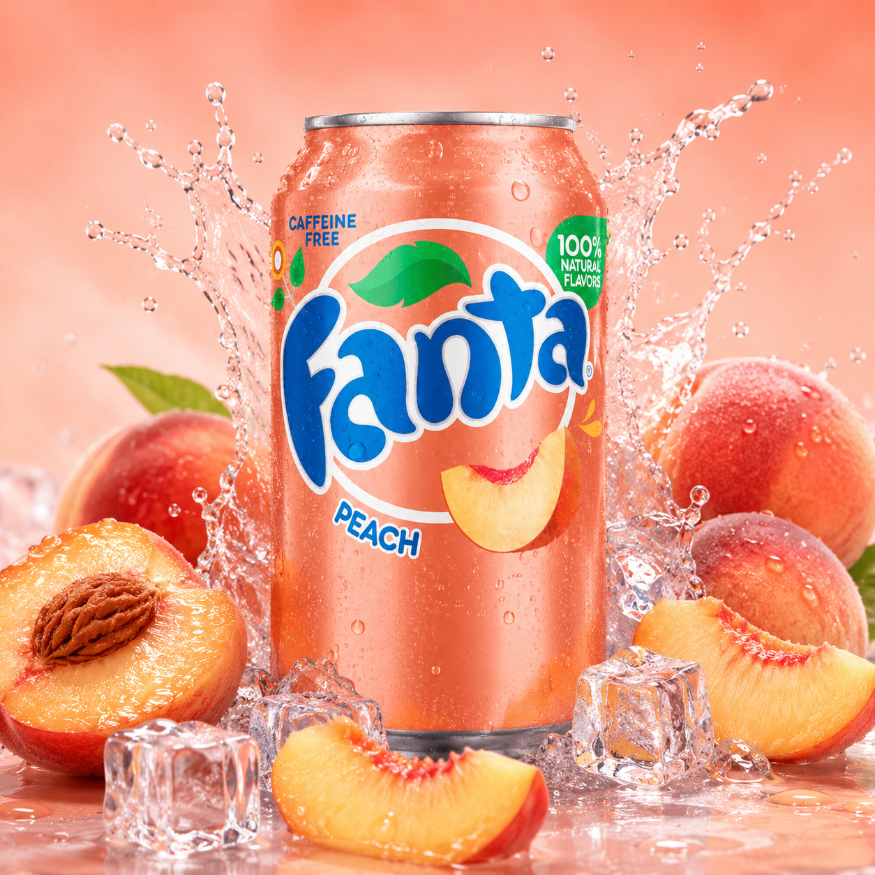 12x Fanta USA - Peach 355ml
