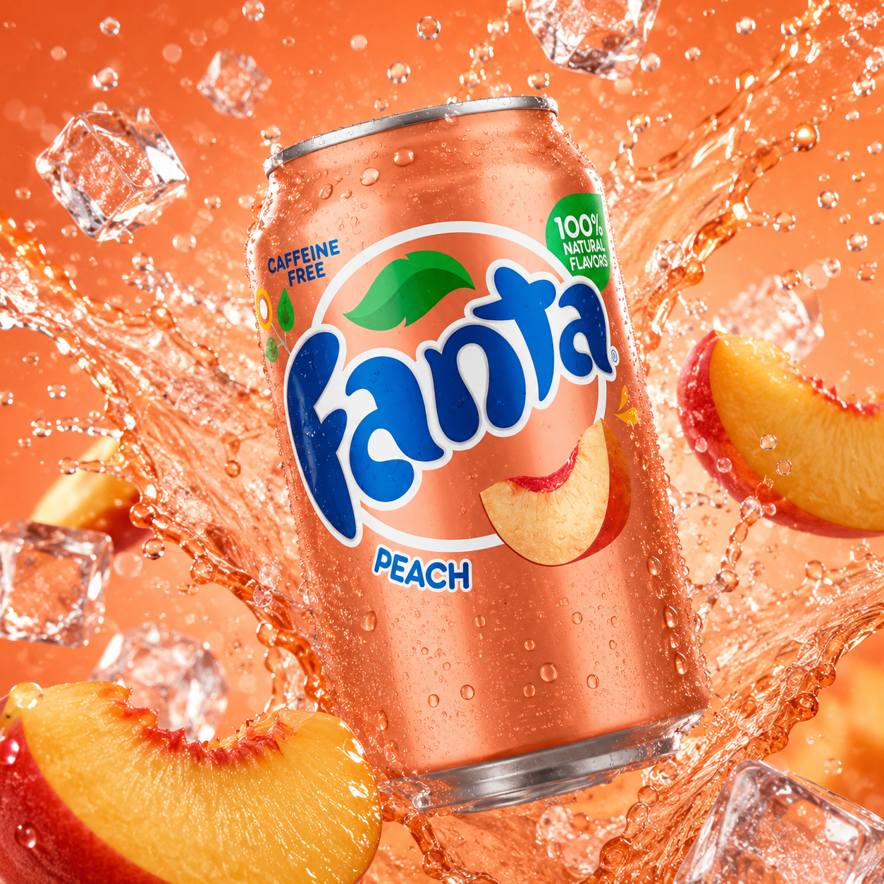 3x Fanta USA - Peach 355ml