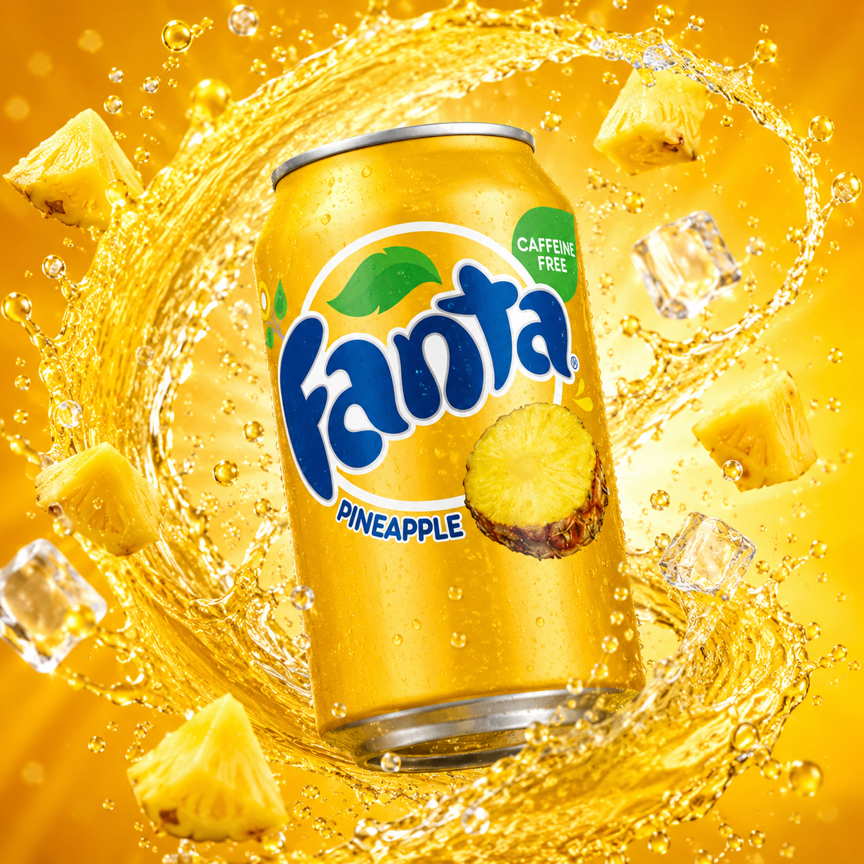 12x Fanta USA - Pineapple 355ml
