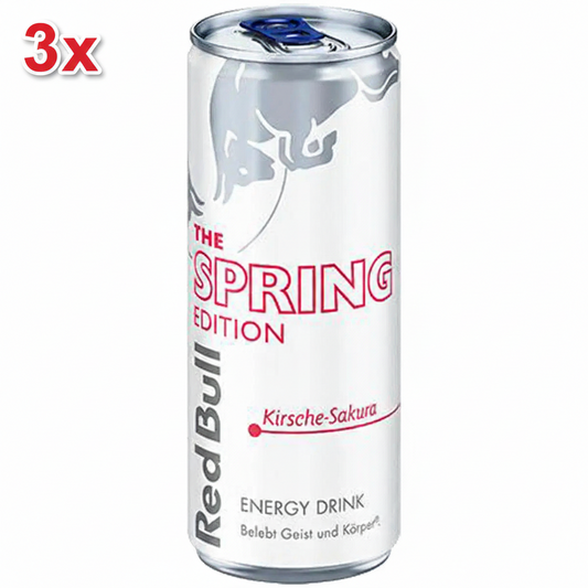 3x Red Bull - Sakura Cherry - 250ml