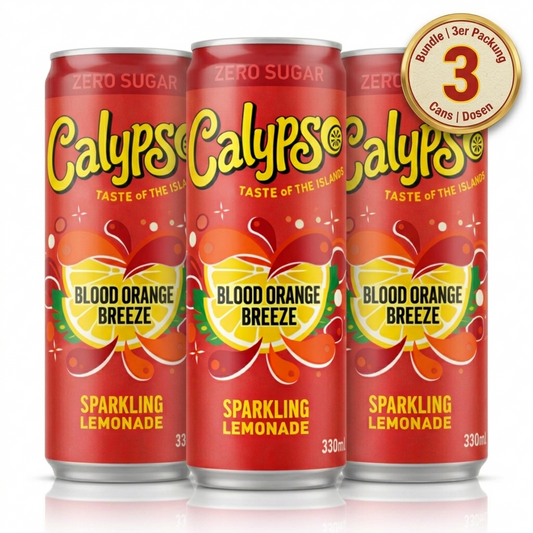 3x Calypso - Blood Orange Breeze Zero - 330ml