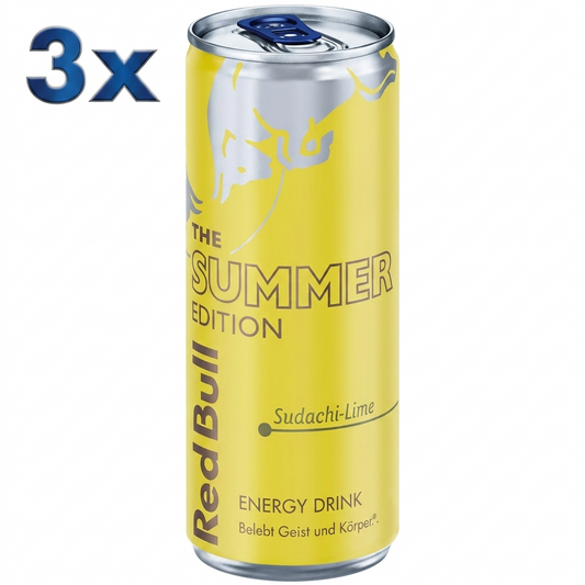 3x Red Bull -Sudachi-Lime - 250ml