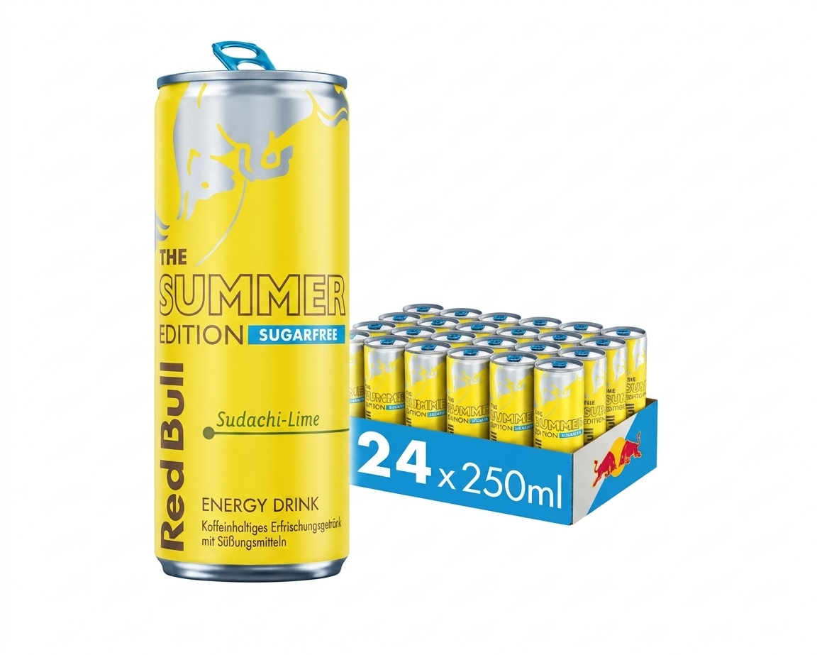 3x Red Bull -Sudachi-Lime Zero - 250ml