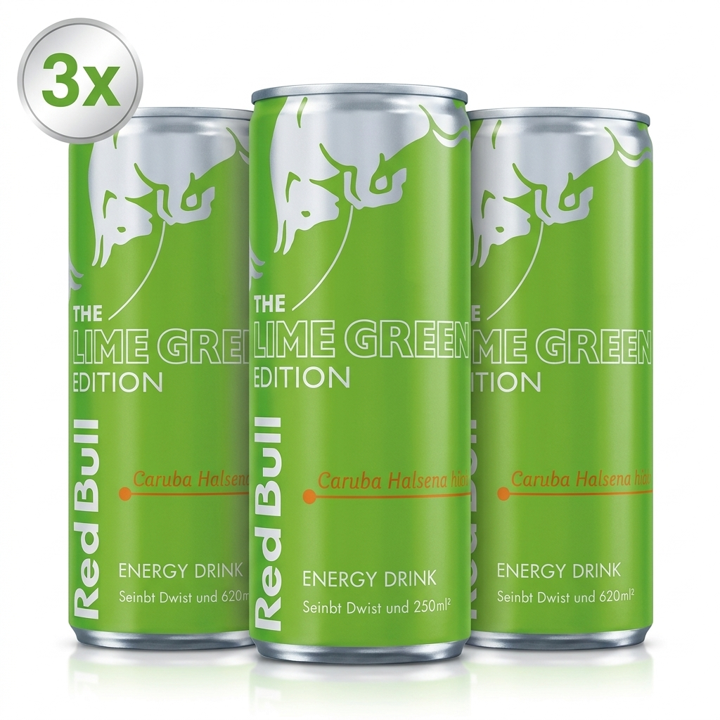 3x Red Bull - Curuba & Holunderblüte - 250ml