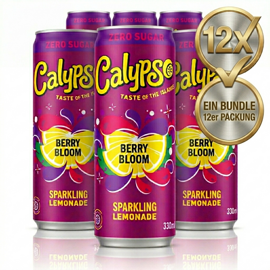 12x Calypso Dose - Berry Bloom Zero - 330ml