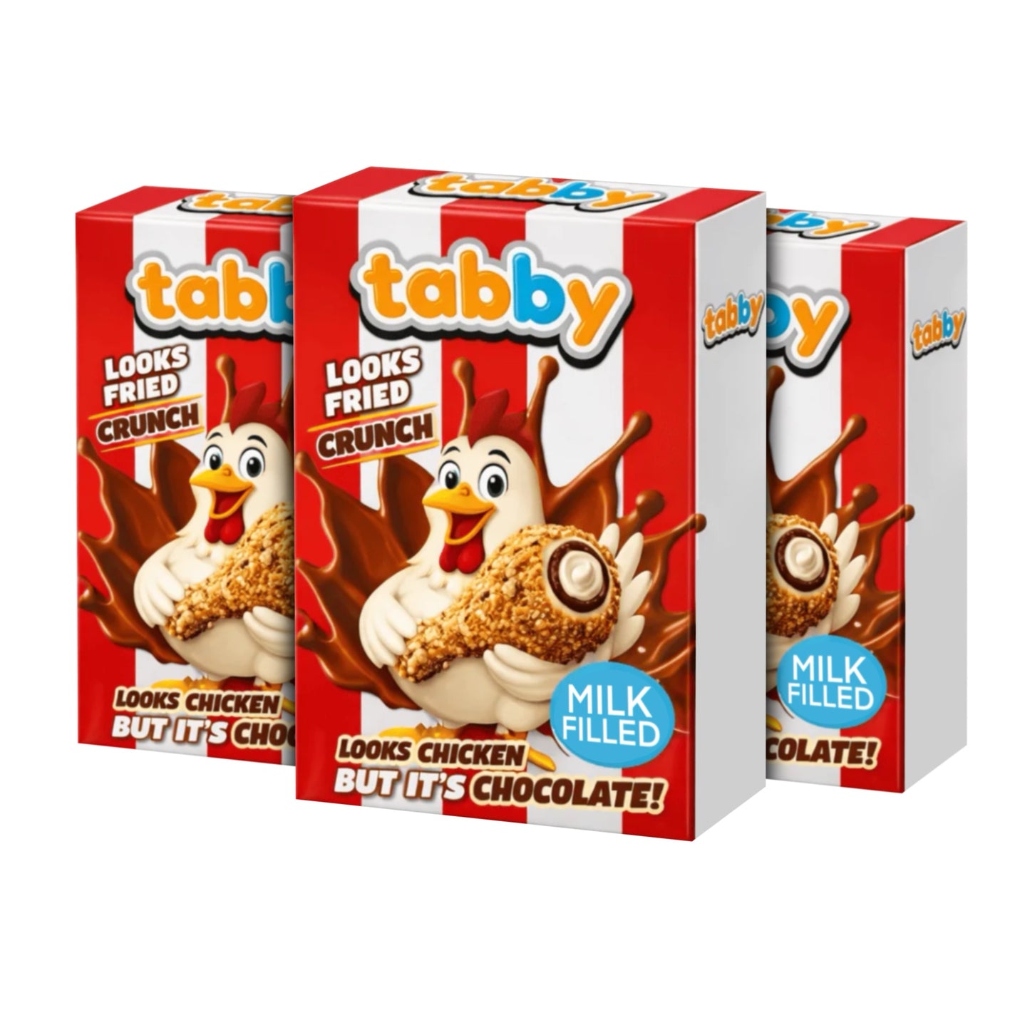 3x Tabby - Caramelised Crumble Chocolate Bundle