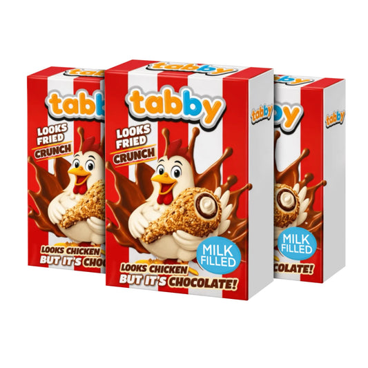 3x Tabby - Caramelised Crumble Chocolate Bundle