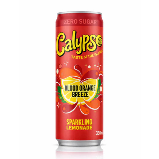 3x Calypso - Blood Orange Breeze Zero - 330ml