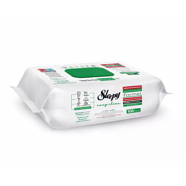 6x Sleepy Reinigungstücher - Weiße Seife