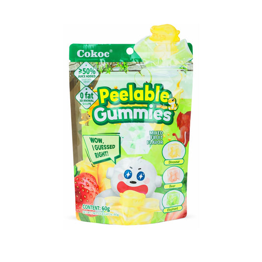 Cokoc Peeling Soft Candy - Mixed Fruit - 60g