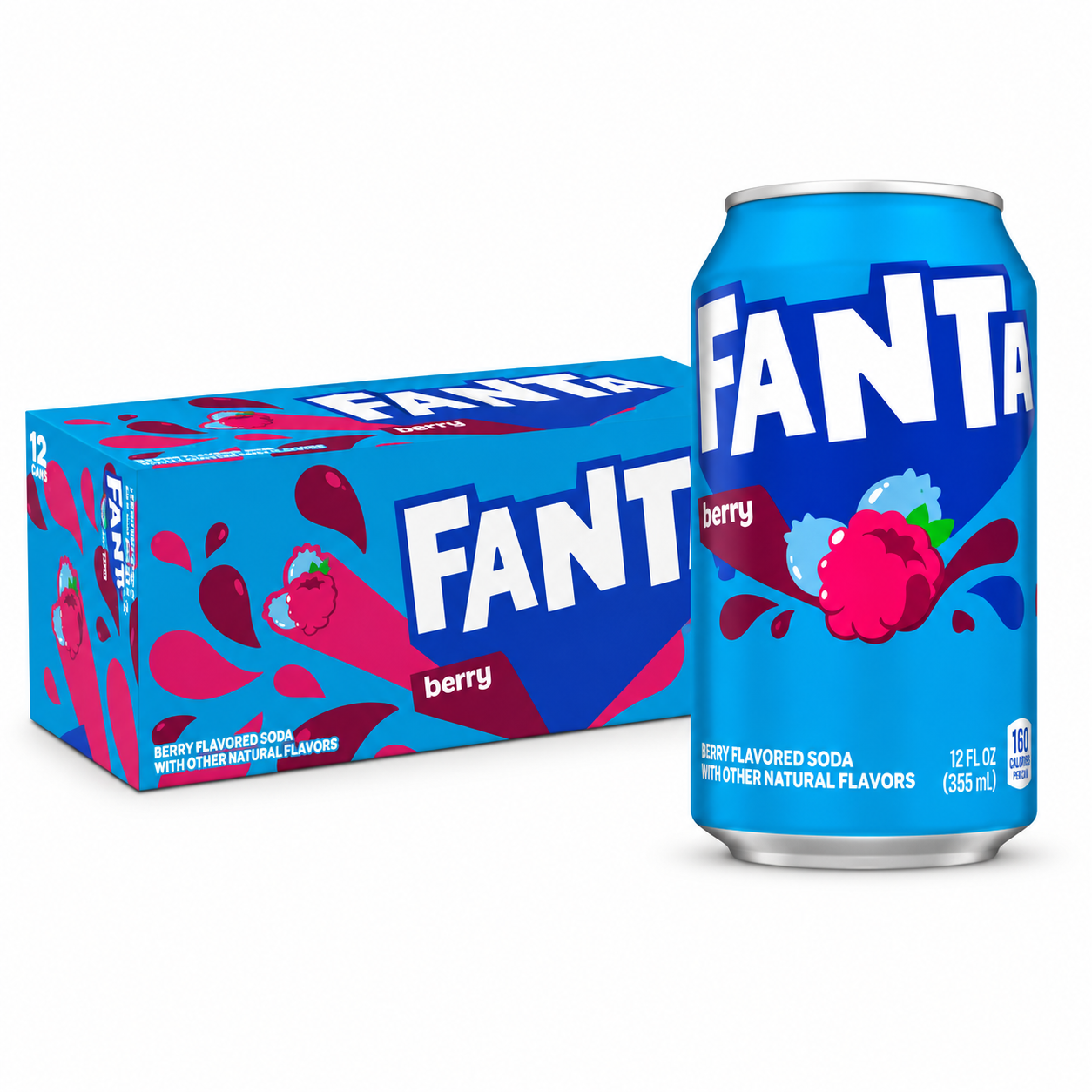 12x Fanta USA - Berry 355ml