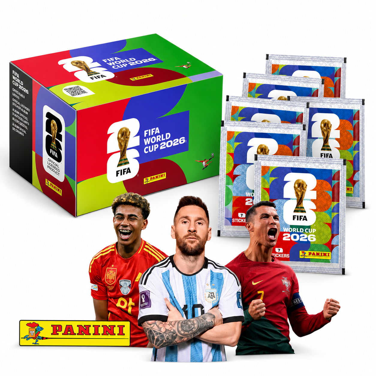 Fifa World Cup 2026 Panini Sticker - 25 Packs