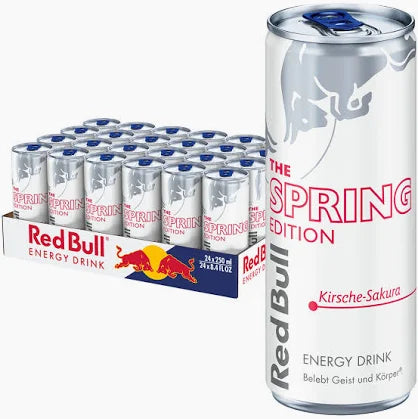 3x Red Bull - Sakura Cherry - 250ml